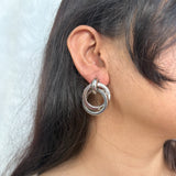 Silver Hoops