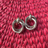 Silver Hoops