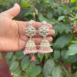 Ethnic Earrings with Ear Chain (10 colors)