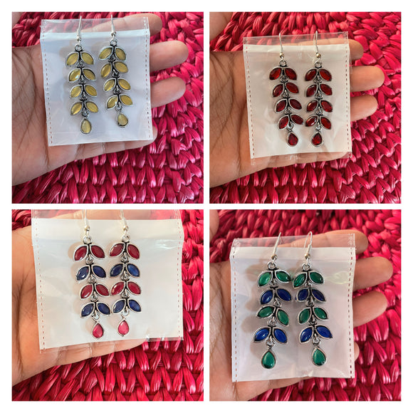 Leaf Earrings (14 colors)