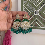 Nirman beaded Earrings ( 6 colors)