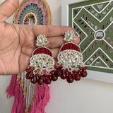 Nirman beaded Earrings ( 6 colors)