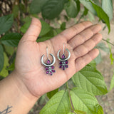 Moon Stud Earrings (8 colors)