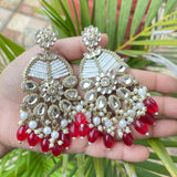 Ethnic Pearl Chandbalis (9 colors)