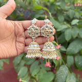 Ethnic Earrings with Ear Chain (10 colors)