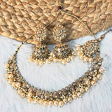 Girija Golden Beaded Jewellery Set