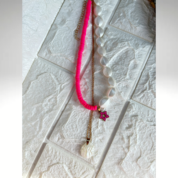 Shell Pendant (Pink)