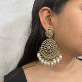 White Shubhra Earrings