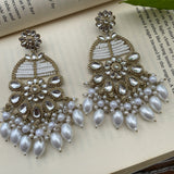 Ethnic Pearl Chandbalis (9 colors)